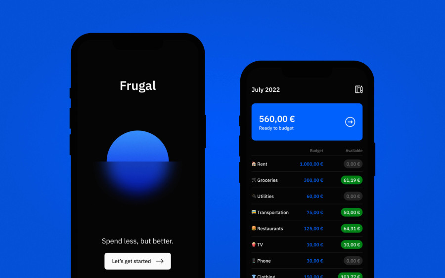 Frugal Budgeting Mobile App