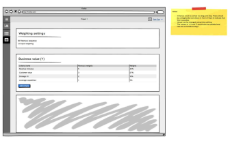 airfocus Interface Mockup