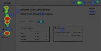 ePages Now E-Commerce Software Usability Test Heat-Map
