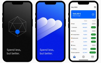 Design exploration of the budgeting app Frugal